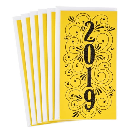 Hallmark 2019 Pack of Graduation Cards Money Holders or Gift Card Holders (6 Cards with