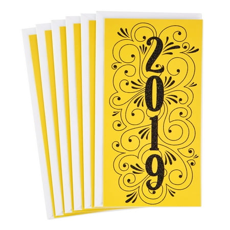 Hallmark 2019 Pack of Graduation Cards Money Holders or Gift Card Holders (6 Cards with