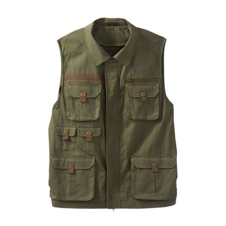 - Boulder Creek Men's Big & Tall Multi-pocket Vest