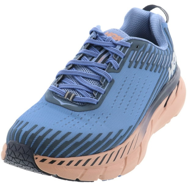 Hoka One Women's Clifton 5 Allure / Mood Indigo AnkleHigh Leather