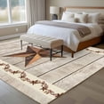 thumbnail image 5 of Area Rug 60×96in, Vintage Shabby Country Star Floor Carpet Living Room Rug, Farmhouse Retro Wood Board Non-Slip Welcome Mat Indoor Rugs for Bedroom Dining Room, 5 of 9