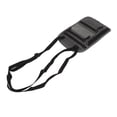 thumbnail image 4 of Porta Pasaporte Cartera para el cuello Nylon Antirrobo Impermeable Diseño en capas Cartera de viaje para el cuello para hombres y mujeres Gris oscuro, 4 of 10