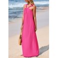 thumbnail image 4 of Vestido de verano PRETTYGARDEN 2025 para mujer, sin mangas, con tiras, holgado, 4 of 8