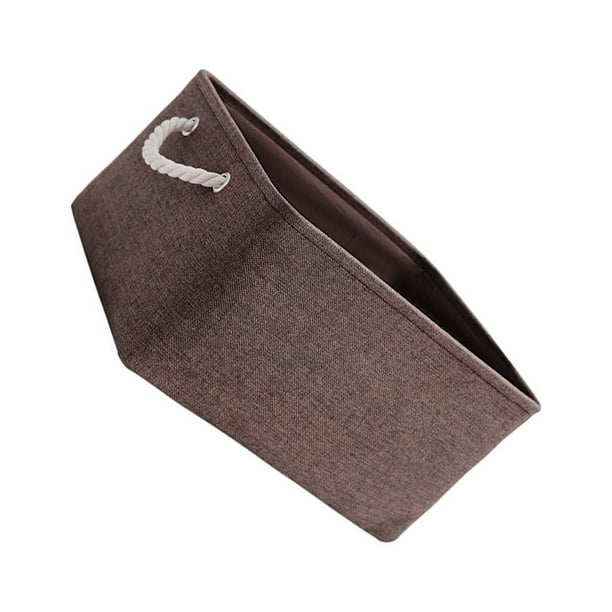 Moyic Contenedor de almacenamiento plegable para facilitar el acceso y la organización - Organizador de almacenamiento Caja de Almacenamiento y organización del hogar marrón 36*26*16
