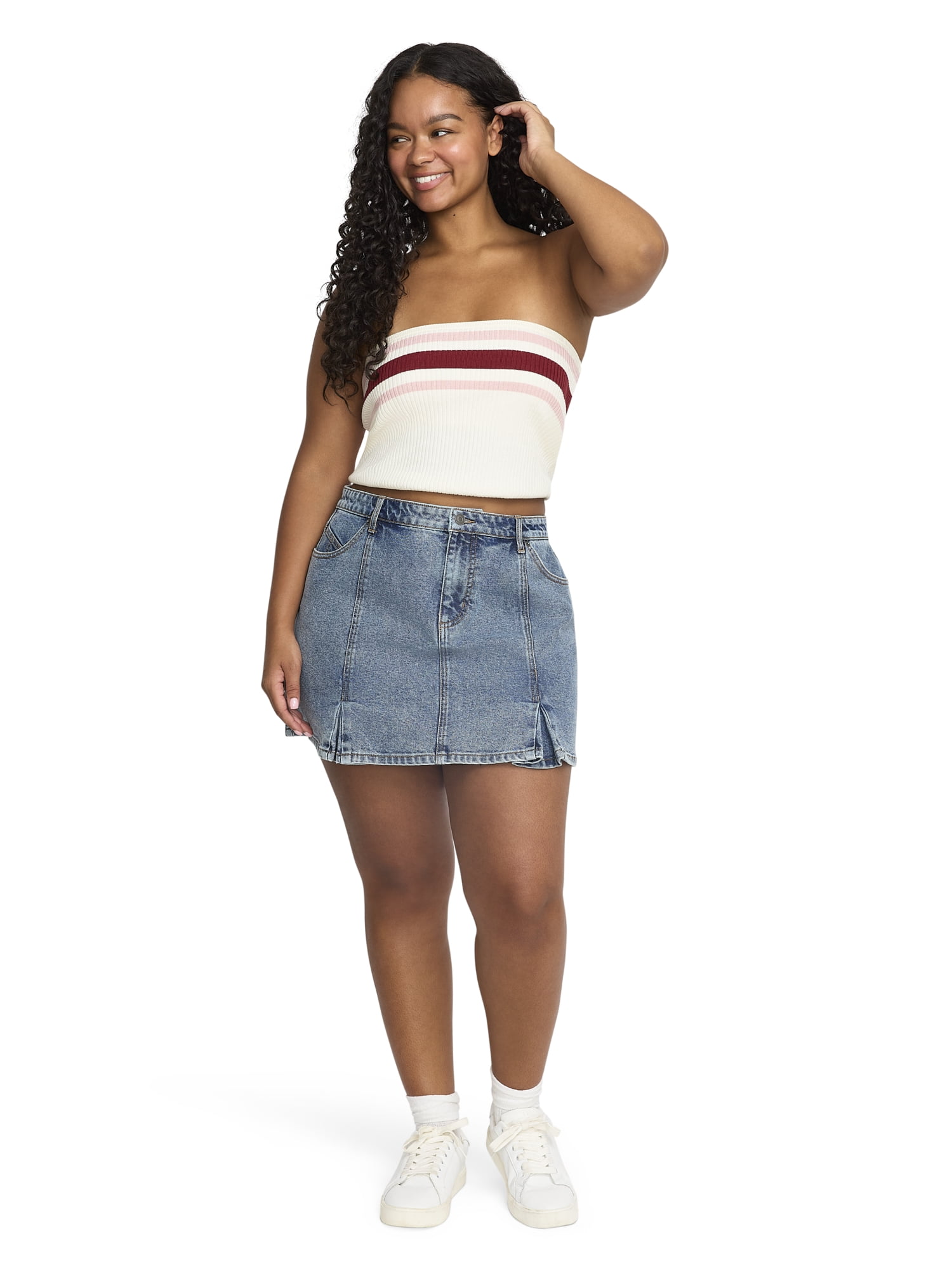 Mills by Millie Bobby Brown Women's Sweater Tube Top, Sizes XXS-XXXL