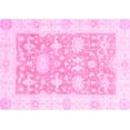 thumbnail image 1 of Ahgly Company Indoor Rectangle Abstract Pink Modern Area Rugs, 6' x 9', 1 of 4
