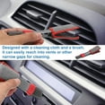 thumbnail image 4 of Uxcell Mini Duster for Car Air Vent Double Ended Automotive Air Conditioner Cleaner and Brush Dust Collector Cleaning Tool for Keyboard Window, Red/Grey, 4 of 6