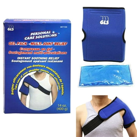 Ice Gel Pack Hot Cold Therapy Wrap Shoulder Injuries/Sprains Muscle Joint