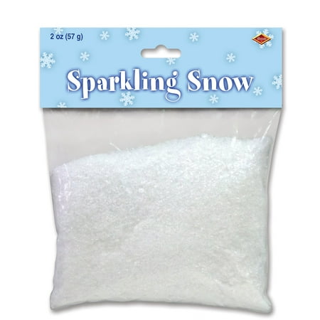 2oz Sparkling White Snow Sprinkling Christmas Decoration