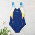 thumbnail image 5 of ATOGUTA Girls and Boys One Piece Rash Guard Swimsuit Kid Water Sport Short Swimsuit Sun Protection Bathing Suits Blue, Size 3T-12, 5 of 5
