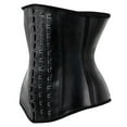 thumbnail image 6 of MuZeFu Corsets for Women Shapewear Cotton Lining, Shiny Rubber Corset, Rubber Press Buckle Girdle, Rubber Corset, 6 of 7