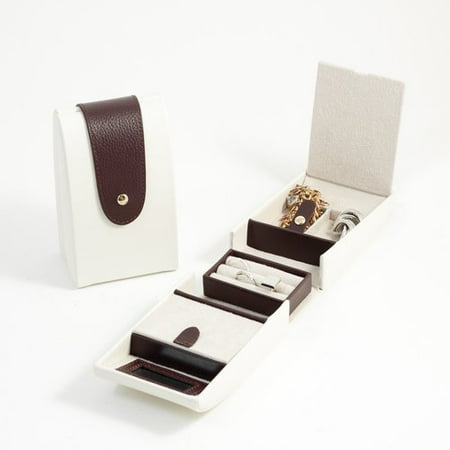 Bey-Berk 2 Compartment Jewelry Box