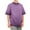 Purple, variant on cfhntfmh Oversized Tshirts for Men Loose Casual Round Neck Cotton Shirts Summer Comfy Short Sleeve Solid Workout Athletic Tops