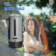 ShYlai 12L PVC Bath Carrying Bag Safe Shower Water Bag Outdoor