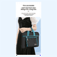 thumbnail image 3 of Bolsa Impermeable para Computadora Portátil, para Tableta, Bolso de Mano, Maletín Portátil para Computadora Portátil de 15 Pulgadas, Color Negro y Turquesa, 3 of 5