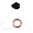 Weiweiguan Solar Energy Copper Wire Lamp Christmas Yard String Lamp
