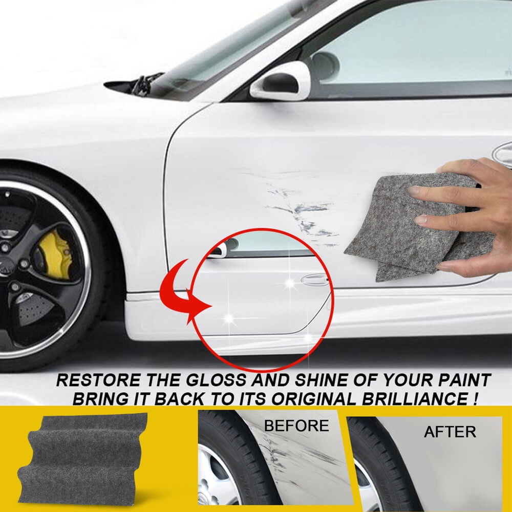 Scratch Remover and Strong Decontamination Car Scratch Remover Repairing Car Surface Scratches Car Paint Scratch Repair Cloth Scratch Remover Cloth for Car Using Nanotechnology 