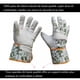 thumbnail image 3 of Guantes de cuero resistentes a las espinas para mujer, para jardinería, construcción, comodidad y estilo Guantes de jardín de rosas, 3 of 5