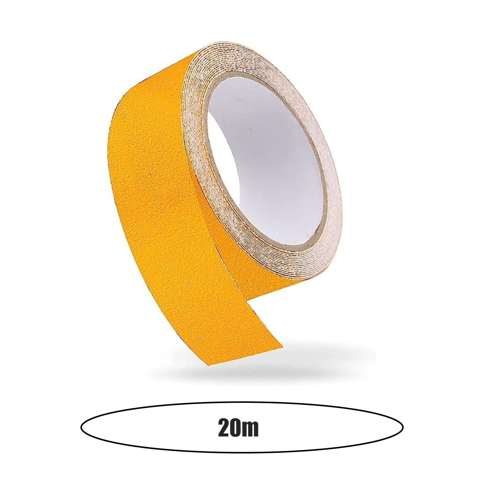 Opolski 1 Roll Outdoor Pickleball Court Marking Tape Badminton Gym Limit Marking Non-slip Tape Sports Field Boundary Tape for Basketball Tennis Pickleball Court Yellow