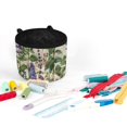 thumbnail image 3 of HELLHERO Retro Plants Sewing Machine Pad with Storage Cylinder Non Slip Sewing Machine Dust Cover for Xmas Gifts Travelling, Valentine's Gift, 3 of 5