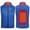 Blue-C, variant on FFENYAN Kids USB Heated Vest Stylish Red Heart Dog Paw Print A Style Winter Jacket Smart Temperature Control Outerwear for Boys and Girls Warm Cozy Heating Vest for 4-15 Years