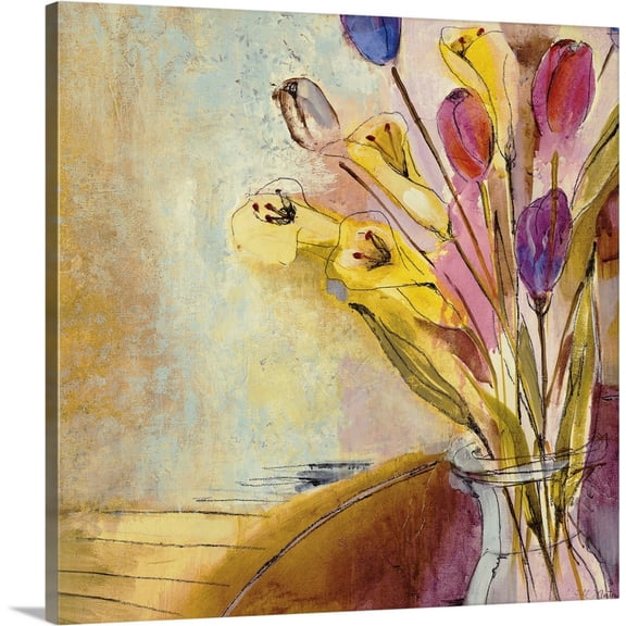 Great BIG Canvas | "Fandango II" Canvas Wall Art - 30x30