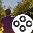 thumbnail image 1 of Colaxi 4x Kayak Paddle Drip Rings, Kayak Oar Drip Rings, 1.14" Inner Diameter Easy to Install PVC Water Retaining Rings for Canoeing Black, 1 of 8