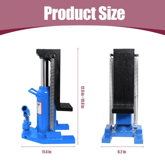 Floor Jack, Hydraulic Portable Car Lift Jack with 20 Ton Top Capacity, Car Hydraulic Trolley Jack Lift for Home Garage Shop