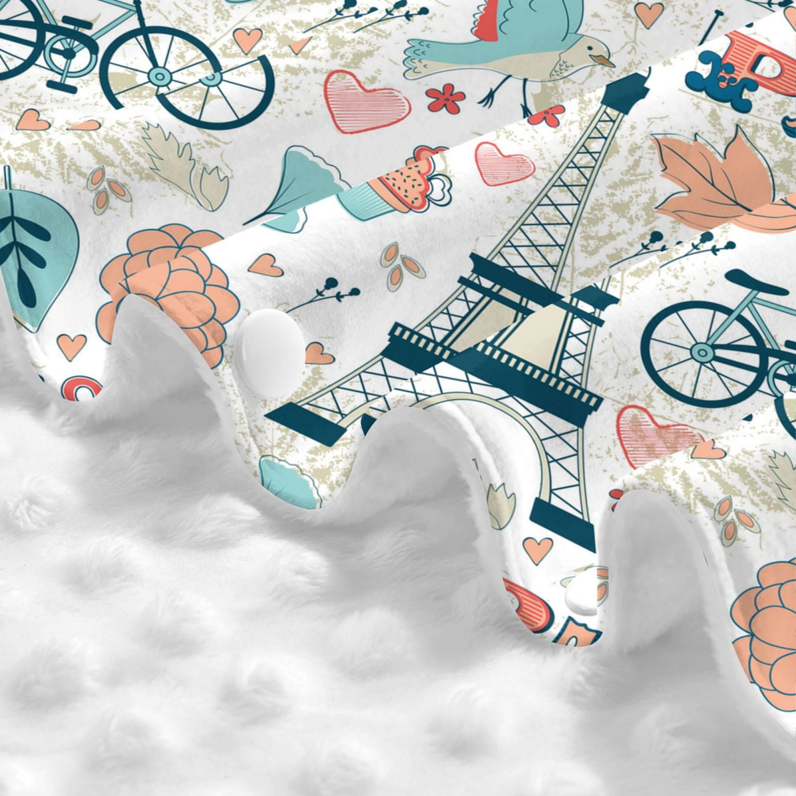 Car Seat Cover Baby - Eiffel tower Breathable Infant Car Seat Cover for Baby Carseat, Lightweight Comfort Baby Essentials Must Haves Newborn Stuff for Girl Boy