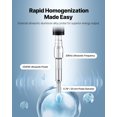 thumbnail image 3 of VEVOR 2 in 1 Ultrasonic Homogenizer, 2000W Power, 20KHz Frequency, 0.79 inch Titanium Alloy Probe, Continuous, Timer and Pulse Three Modes, Noise Reduction, Sonicator Processor Cell Disruptor Mixer, 3 of 9