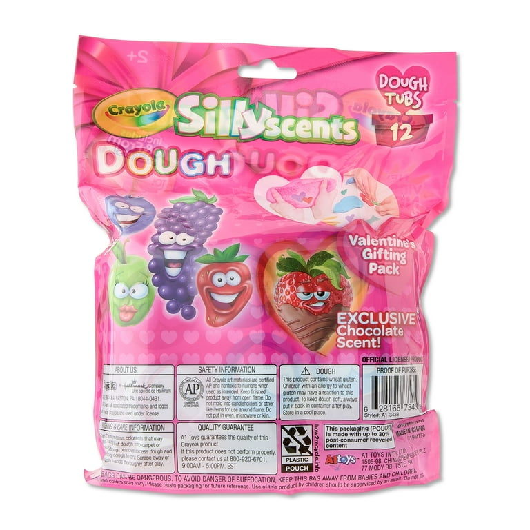 Crayola Silly Scents 12-Pack Dough Set for Creative Play and