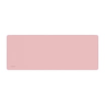onn Desktop Mat, Rectangle, Polyester Surface with Nonslip Natural Rubber Backing, Pearl Blush, 32" x12"