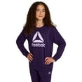 thumbnail image 5 of Reebok Girl's Game Day Fleece Crewneck, Sizes 4-18, 5 of 5