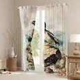 thumbnail image 3 of jejeloiu Flying Mallard Duck Blackout Curtains Set of 2 (52x84 Each),Wild Animal Window Curtains,Natural Scenery Curtains and Drapes For Kids,Breathable Home Decor, 3 of 6