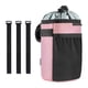 thumbnail image 1 of Bolsa para botella de agua para bicicleta, portabotellas para manillar con compartimento de malla para ciclismo Rosa, 1 of 9