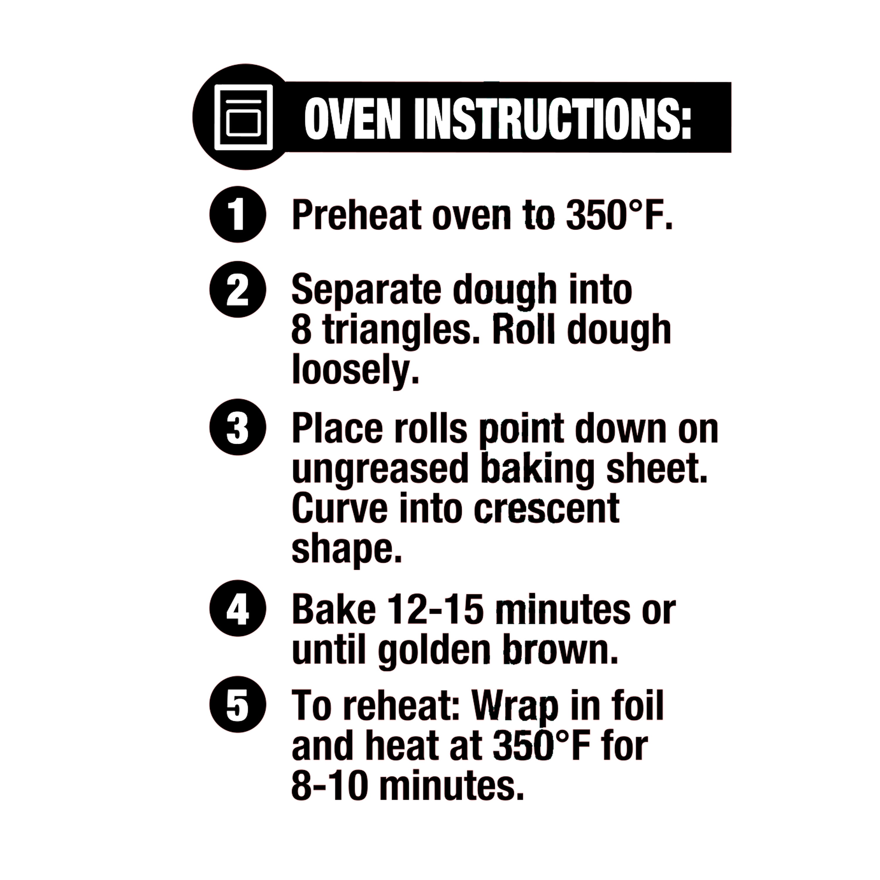 Great Value Big & Buttery Crescent Rolls, 12 oz, 8 Count
