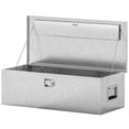 thumbnail image 1 of 30 Inch Aluminum Truck Bed Tool Box, 11.4 Gal Heavy Duty Diamond Plate Trailer Tongue Box with Side Handles and Locks, Weather-Resistant Storage for RV, Garage, and Pickup Truck, 1 of 7