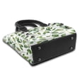 thumbnail image 4 of Single Shoulder Bag Rivet Bag 7.48×7.48×3.94in Removable Shoulder Belt Can Be Held Or Diagonal Across A Variety Of Matching Styles Watercolor Light Green Leaves (1), 4 of 6