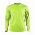 thumbnail image 6 of NMRSBDP Men's Athletic Shirt Crewneck Long Sleeve T-Shirts Active Gym Sports Tops Solid Color Basic Tees Moisture Wicking Lightweight Comfy Soft Shirt, 6 of 6