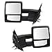 thumbnail image 3 of Trail Ridge Tow Mirror Power Heated Signal Puddle Light Black Pair Set Compatible with 2007-2014 Ford F-150, 3 of 4