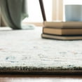 thumbnail image 4 of SAFAVIEH Capri Proinsias Leaves Wool Area Rug, Ivory/Blue, 8' x 10', 4 of 10
