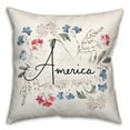 thumbnail image 2 of Creative Products Floral America 20 x 20 Spun Poly Pillow, 2 of 2