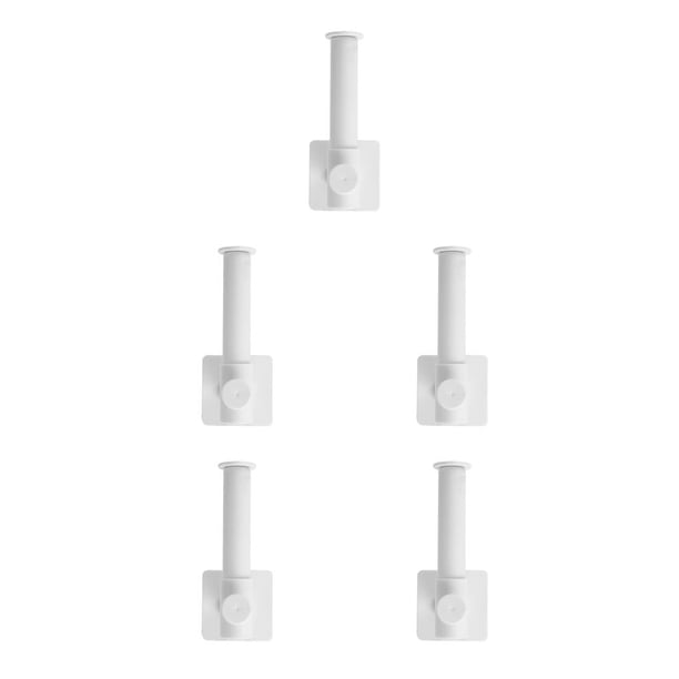 Bewildely Soporte de papel higiénico retráctil en forma de L soporte de rollo de cocina de plástico estante negro montado en la pared estante Type2 NO2