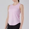 thumbnail image 2 of DeHolifer Women's Sleeveless Tank Top Crewneck Workout Shirt Athletic Top for Gym or Exercise Pink M, 2 of 6