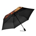 thumbnail image 2 of FORMRS Travel Umbrella Folding Auto Open Close Windproof Rain UV Protection, Fall Pattern, 2 of 8