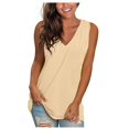 thumbnail image 4 of Birdeem T-Shirt Sans Manches Col en V Ample Mode pour Femmes, 4 of 9