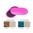thumbnail image 4 of Uxcell Exercise Core Sliders, Oval Glider Discs with Feet Covers, Dual Sided, Home Gym, Pink, 4 of 6