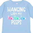 thumbnail image 4 of Inktastic Easter Hanging with My Peeps Pastel Bunnies Boys or Girls Long Sleeve Toddler T-Shirt, 4 of 5