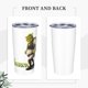 thumbnail image 4 of Vaso Shrek de 20 oz, taza de viaje para automóvil con aislamiento al vacío de acero inoxidable, taza con pajita para bebidas calientes, té helado, café, 4 of 8