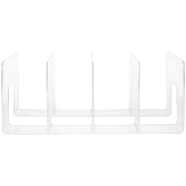 BRIGHTFUFU 1Pack Magazine Rack Holder Clear Book Stand Acrylic for Books and Documents in Classrooms and Offices